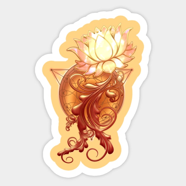 Lotus Life Sticker by Arcuedes